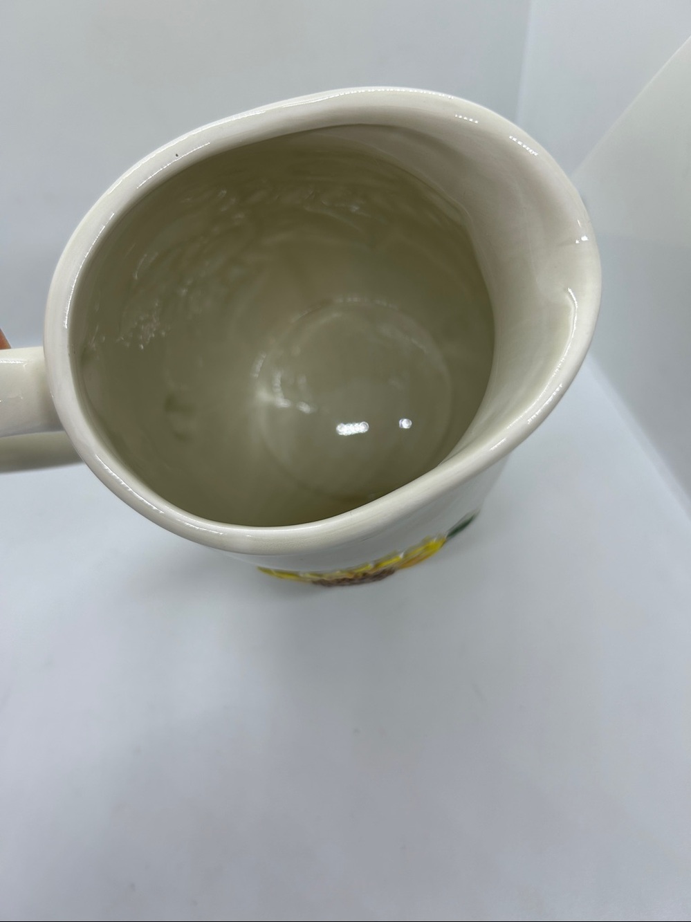Vintage Otagiri Sunflower Pitcher Juice 8”inch. Creative Collection 2.5 Qrt. - Picture 5 of 8